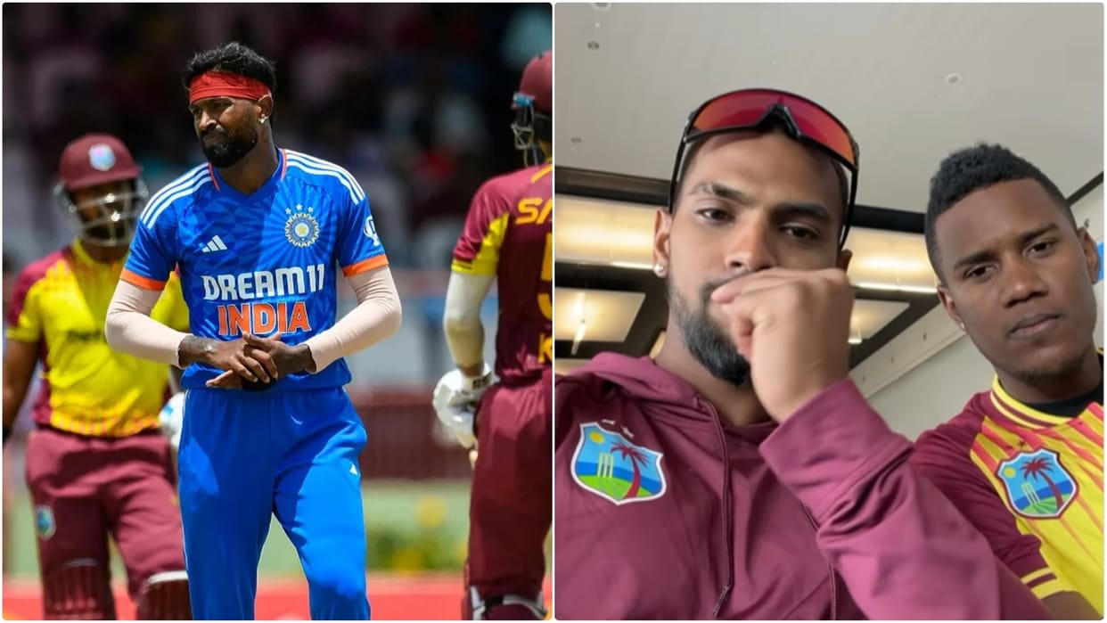 IND vs WI 4th T20 Nicholas Pooran Post for Hardik Pandya after 2 Sixes against India