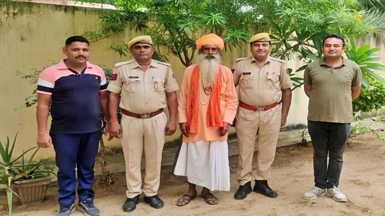 Rape accused arrested in the guise of a monk in Pali district
