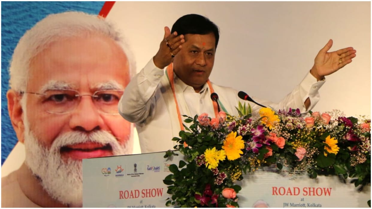 Global Maritime India Summit Sarbananda Sonowal in Kolkata
