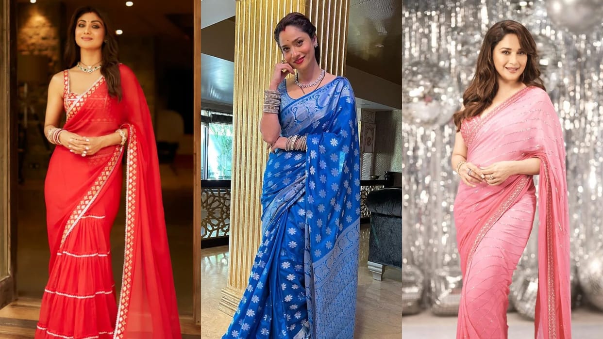Saree Collection of Bollywood and TV actress in hindi