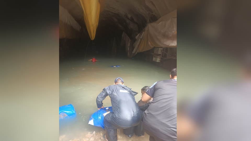 Uttarakhand Weather 114 engineers and laborers Stuck inside Tehri Shivpuri tunnel SDRF Rescue
