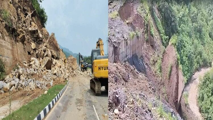 Himachal Weather Update: Kiratpur-Nerchowk Four Lane Sinks Near Panoh, Alsu Landslide News