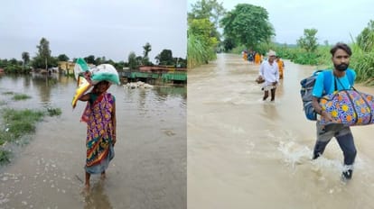 तबाही मचाने लगी शारदा: पूरनपुर में नदी का रौद्र रूप देख कई गांवों में खलबली, सड़कों के ऊपर से बह रहा पानी sharda river flood affected many villages in Puranpur Pilibhit