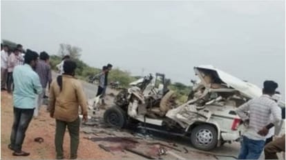 Truck and Bolero collide in Jodhpur 6 dead and one serious Road Accident