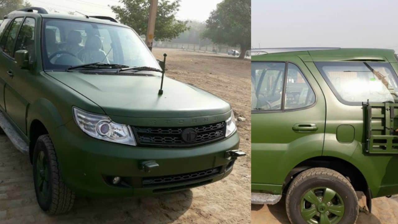 These cars used by the Indian Army, Maruti gypsy Tata safari sumo mahindra scorpio toyota hilux