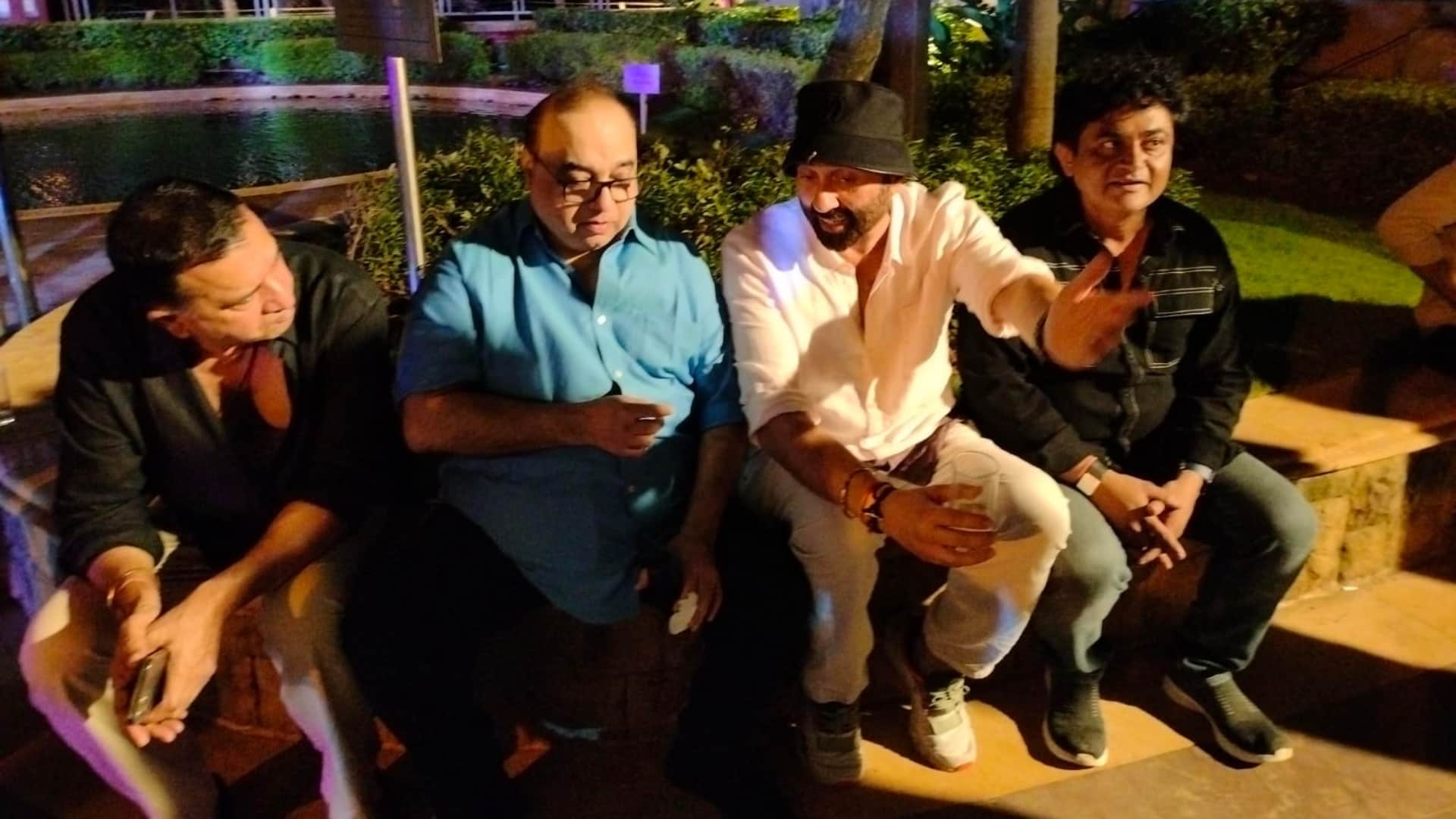 Sunny deol ameesha patel film Gadar 2 success party actor says soon big film will be announced