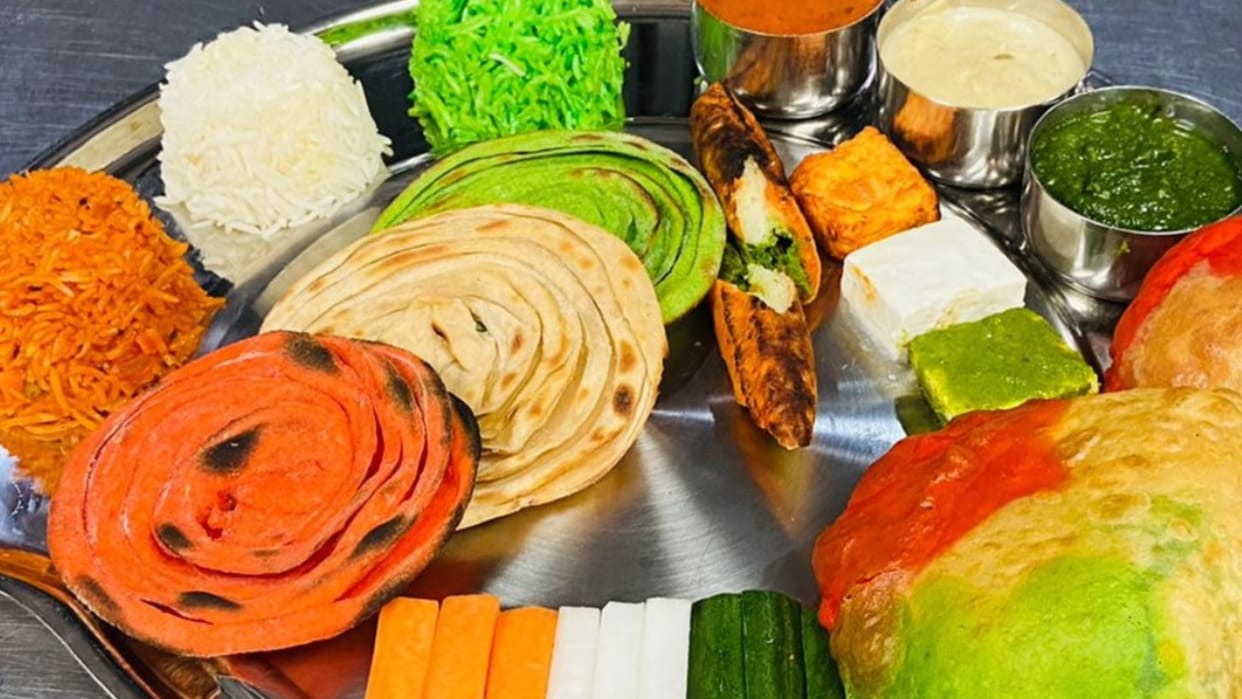 Independence Day tiranga thali for dinner on independence day 2023