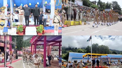 हिमाचल में स्वतंत्रता दिवस समारोह।