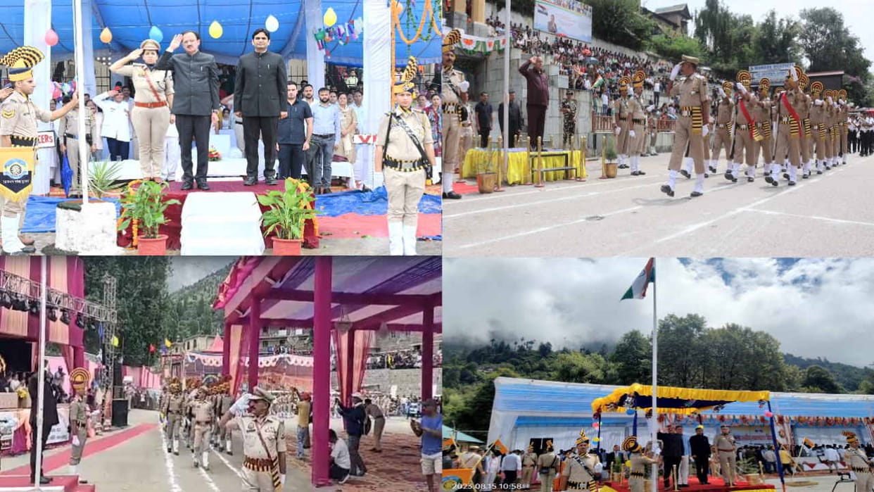 Independence Day program organized with simplicity in Himachal amid disaster