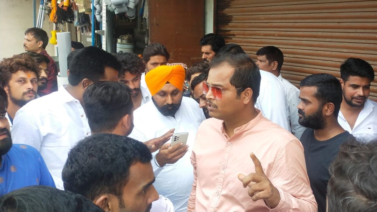 Petrol bomb hurled at Tiranga Yatra violence local people pelted stones