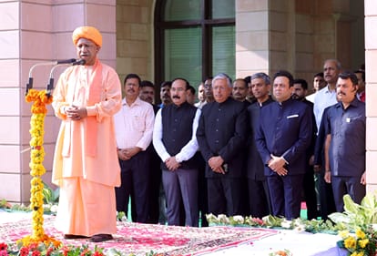 CM Yogi said on Independence Day: Will increase the state's economy four times in five years