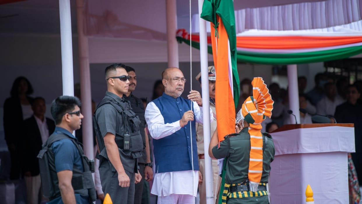 I appeal to all to end violence, live together peacefully as before: Manipur CM urges people on I-Day