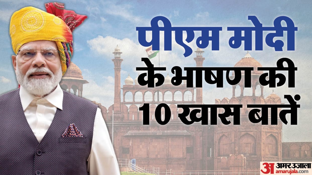 Highlights of PM Modi Speech From Red Fort On 77th Independence Day
