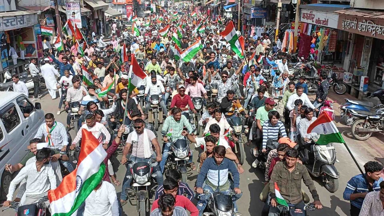 Tiranga rally on Youme Azadi in Khandwa