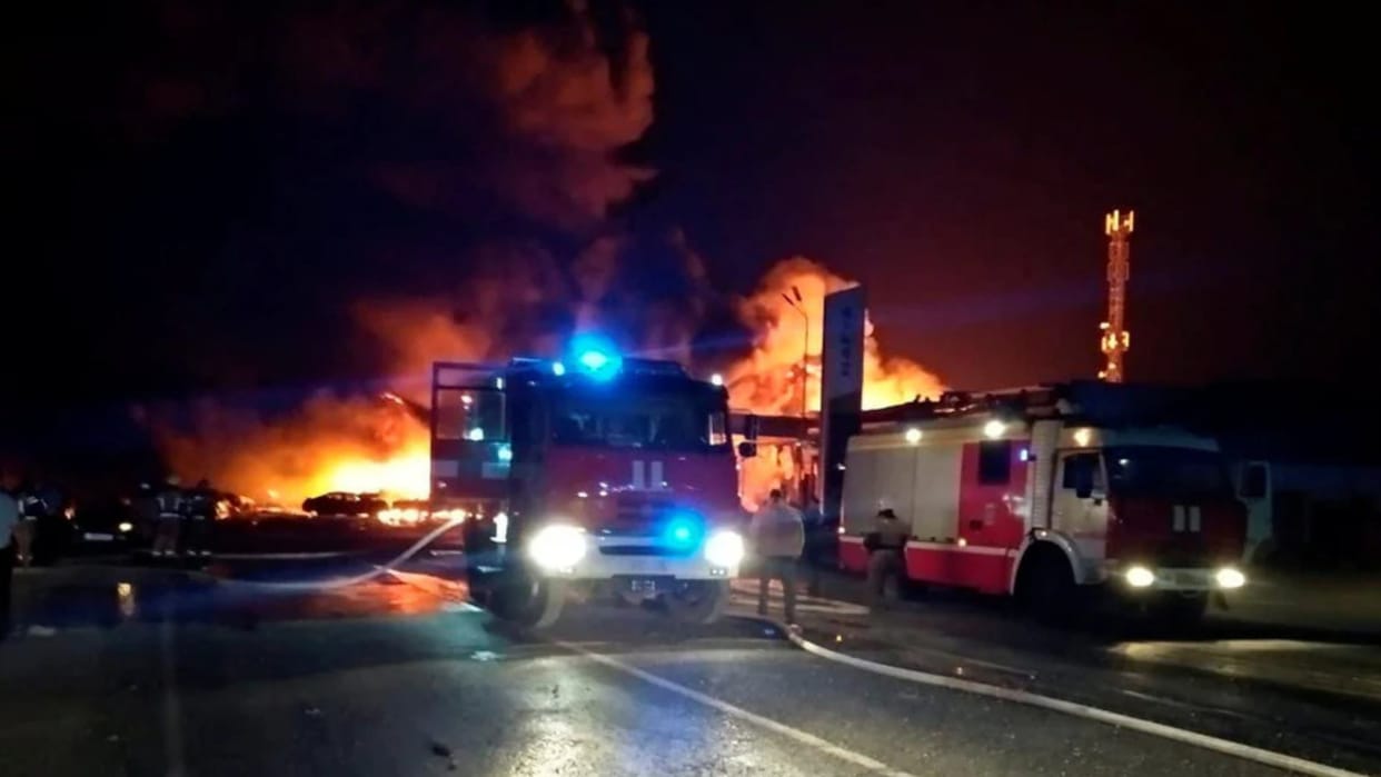 Russia Fire News: Russia Gas Station Explosion Today Many Dead And Injured