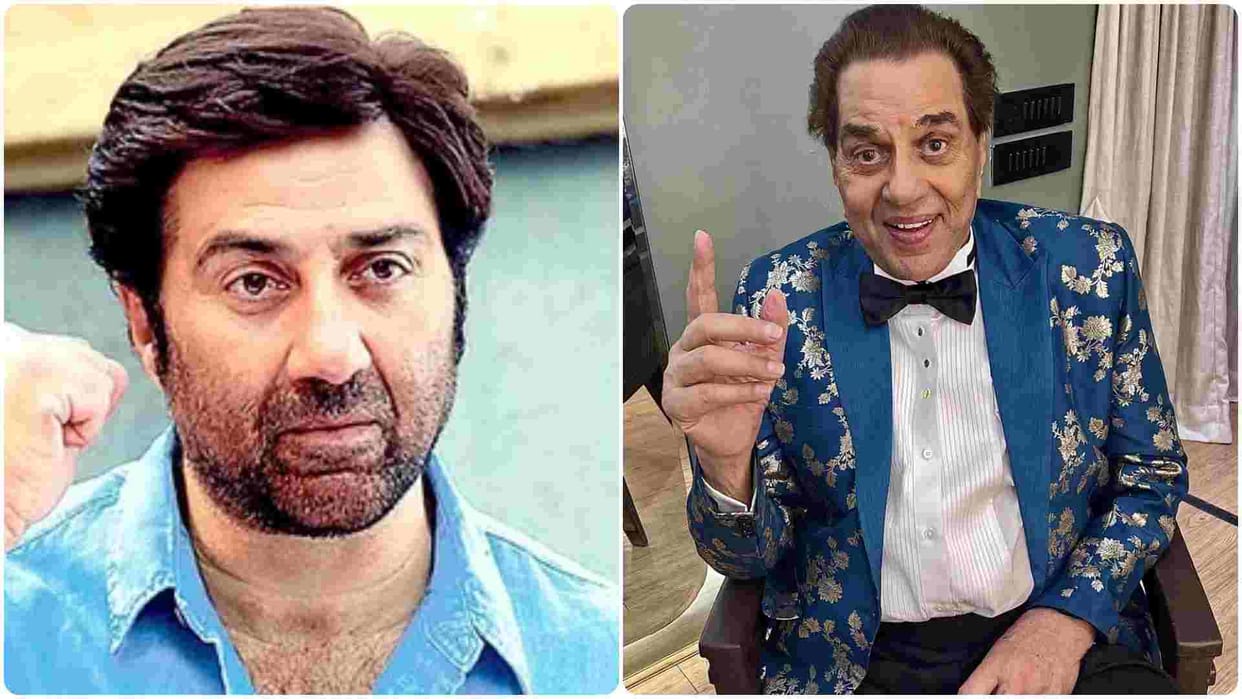 Gadar 2 star Sunny Deol reacts to Dharmendra kiss scene in RARKPK says This is in our genes