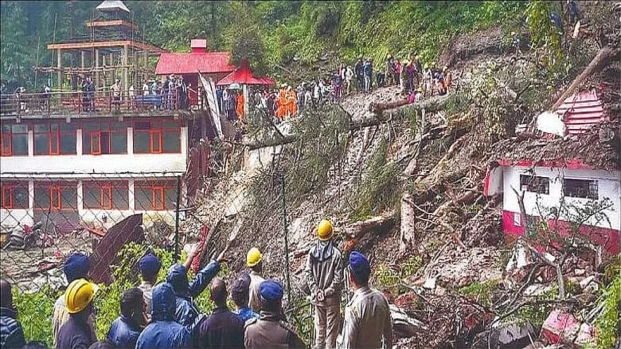 Scientists report revealed: shimla Shiv bawdi accident was caused by water accumulated under the hill, 20 peop