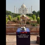 ODI World Cup 2023, ODI World Cup trophy, ODI World Cup Trophy reached Taj Mahal, fans queue, for ph