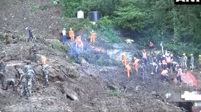 Himachal Weather temple collapsed landslide Shimla Rescue operations by NDRF SDRF army police live Update