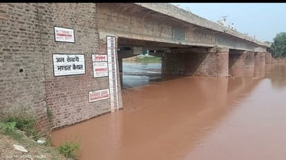 Risk of flood in Markanda and Ghaggar in Kaithal increased again After rains on mountains