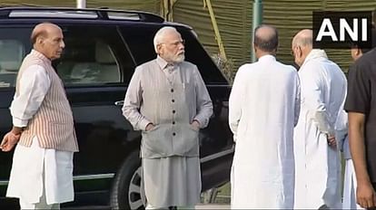 PM Modi visit Sadaiv Atal memorial to pay tribute to former PM Atal Bihari Vajpayee on his death anniversary