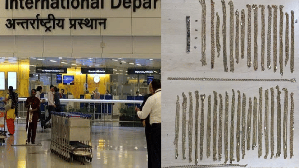 8 passengers from Uzbekistan arrested with gold worth 2-93 crore rs seized at IGI airport