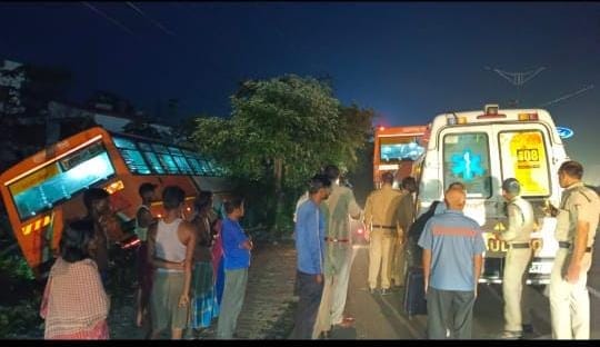 UP roadways bus accident happened due to sudden ill health of the driver Dehradun Chandrabani