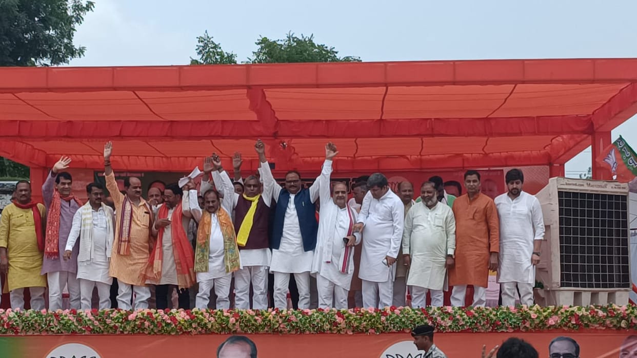 Ghosi By Election 2023: Deputy CM roared in Mau, said- 'This is not a by-election, it is an opportunity for a