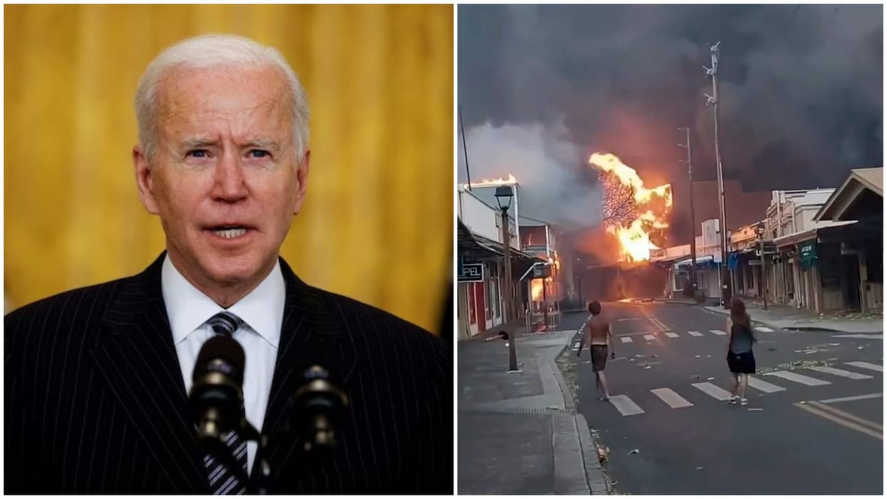 US Hawaii Maui Wildfires President Joe Biden forgets name calls it Big Island news and updates