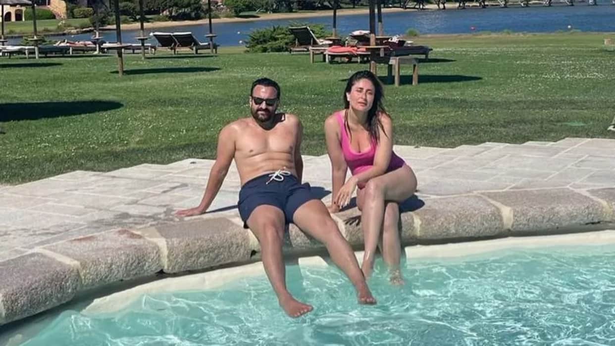 Kareena Kapoor share romantic photo with saif ali khan on his 53 birthday called him crazy