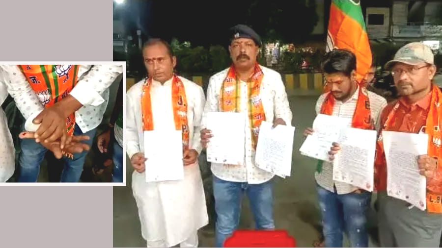 mp election BJP workers sent letter with blood