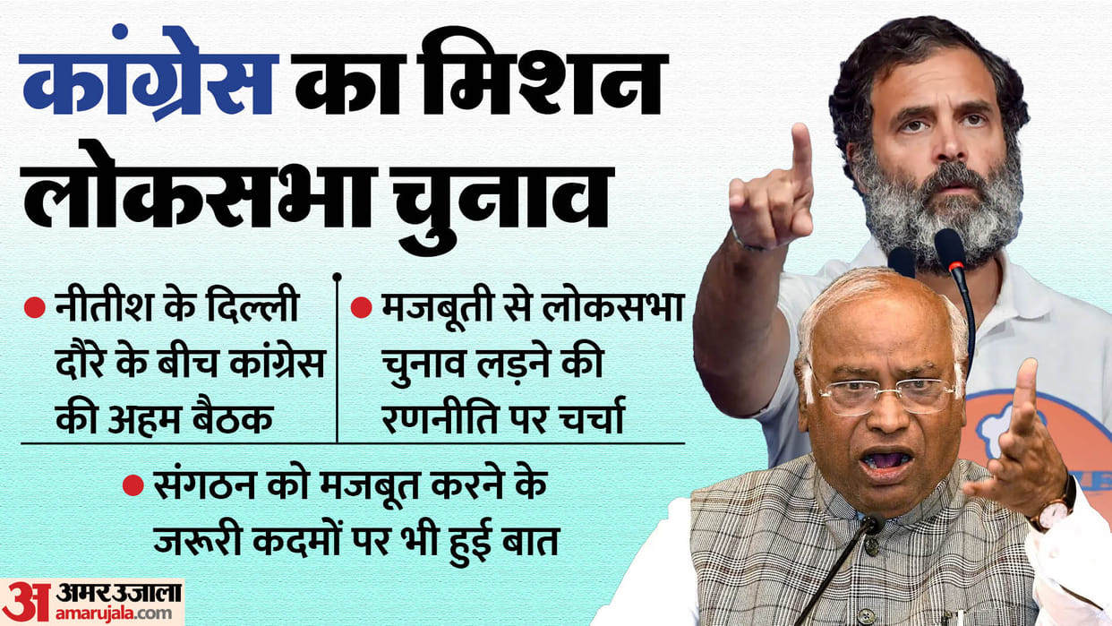 Congress played big bet on Nitish Kumar visit to Delhi Secret message given to INDIA opposition parties Update
