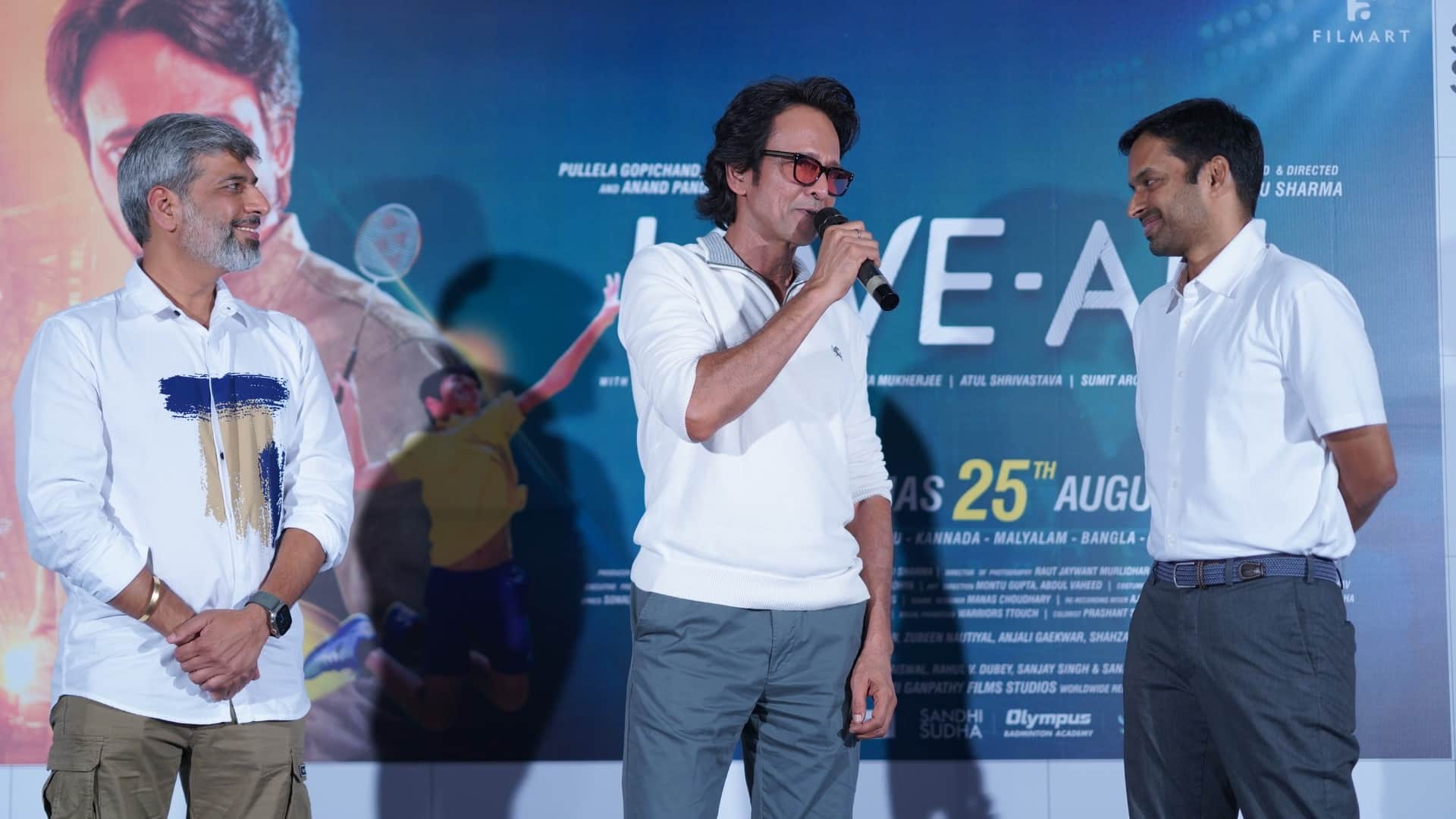 Love All Special Screening for Badminton Players in Hyderabad Pullela Gopichand Kay Kay Menon talks about Film