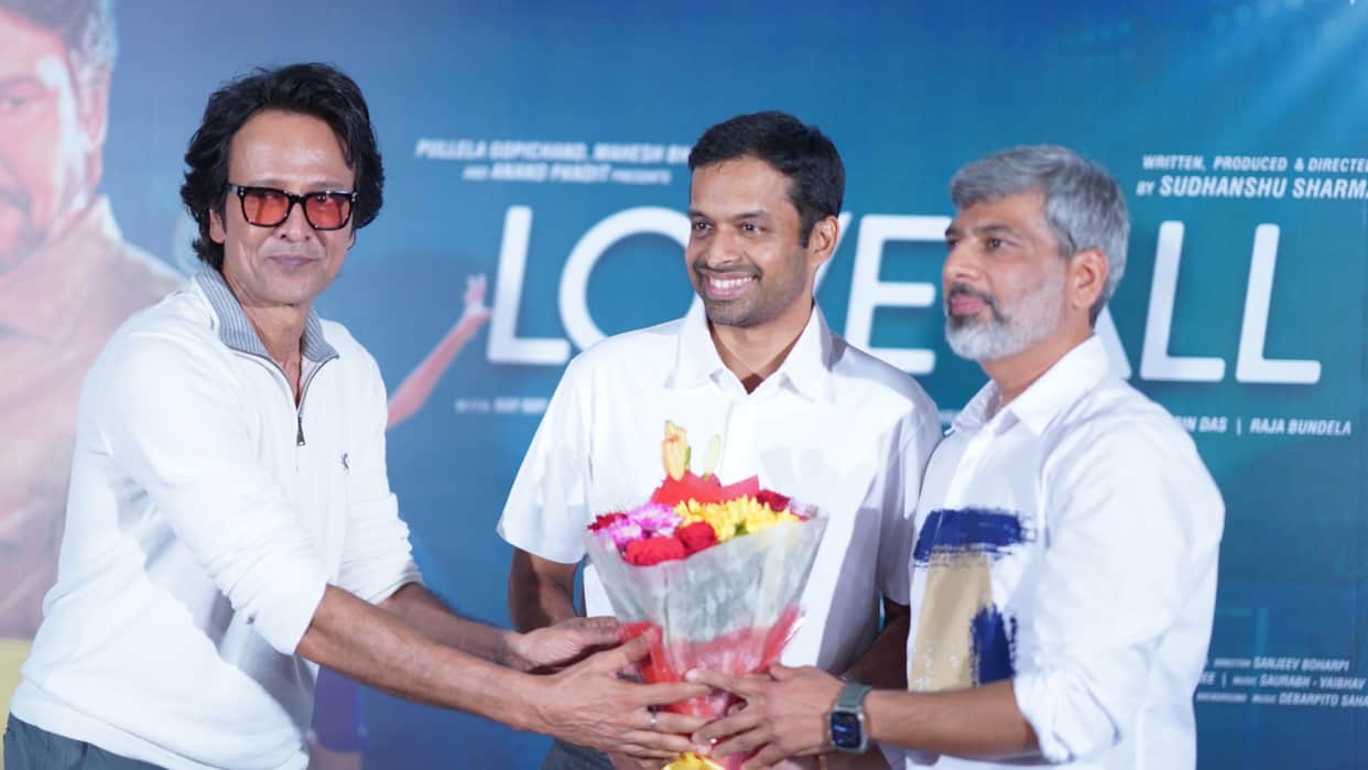 Love All Special Screening for Badminton Players in Hyderabad Pullela Gopichand Kay Kay Menon talks about Film