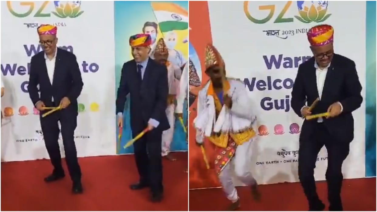 WHO DG Tedros Adhanom Ghebreyesus visited Gandhinagar district, PM Modi calls him Tulsi Bhai