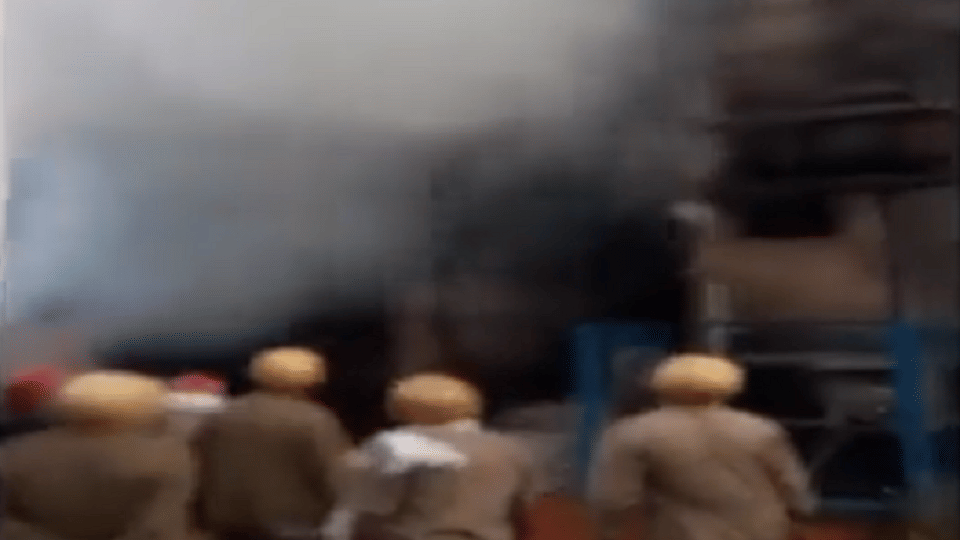 fire broke out in a chemical factory in Delhi's Bawana area