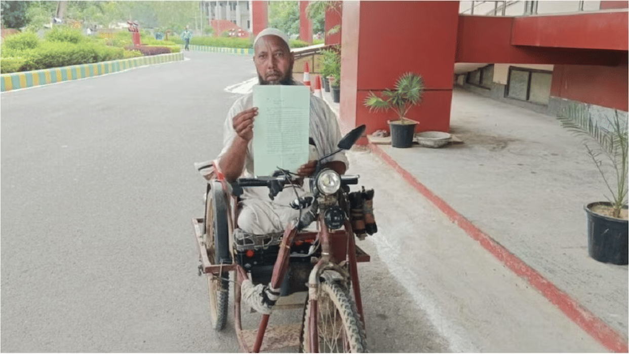 Husband lost both legs in road accident wife left him Rajasthan viral news