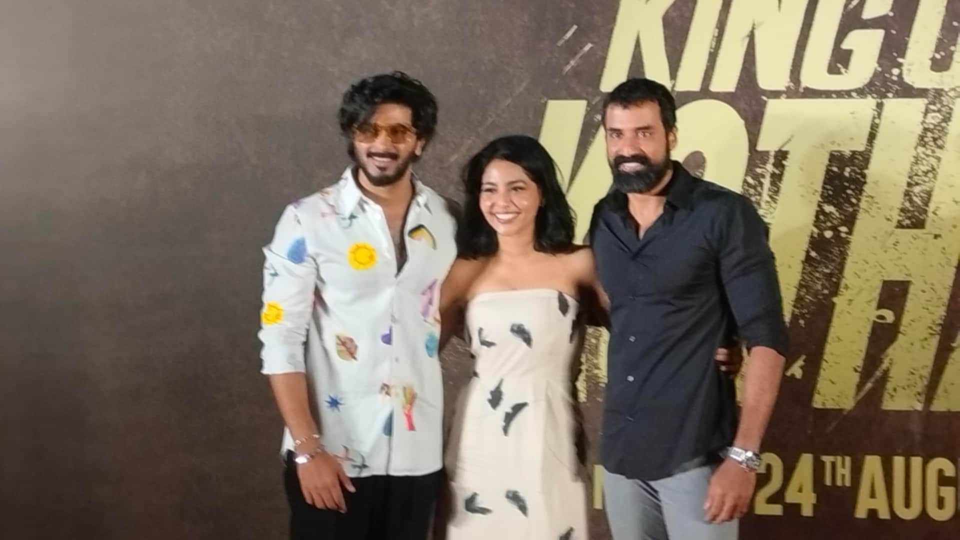 King of Kotha Electricity cut off in Dulquer Salmaan film press conference show trailer talks about his role