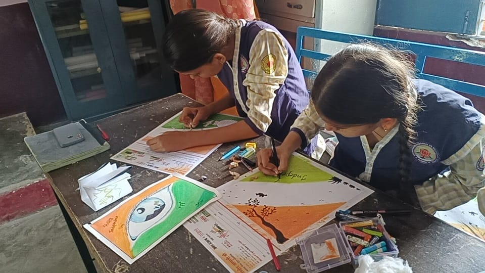 Painting competition held in 10 schools