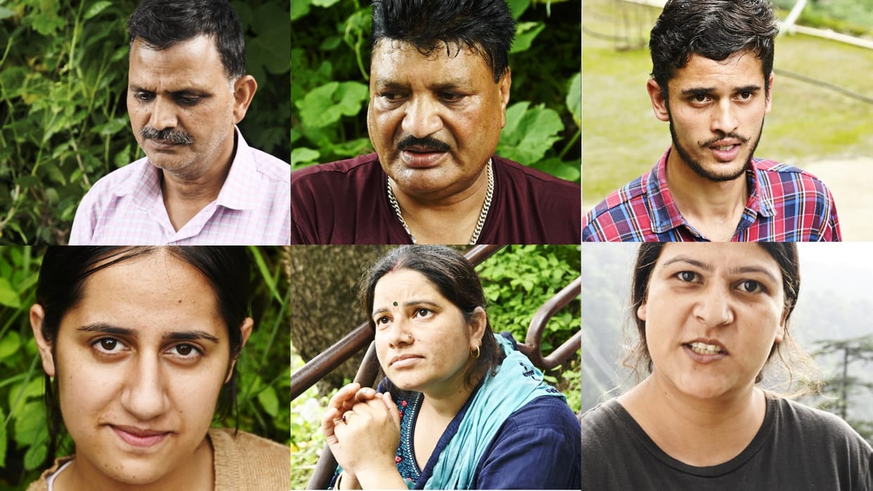 shimla krishna nagar landslide news people vacated houses now living on rented rooms