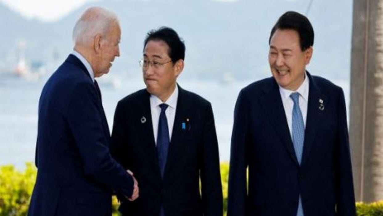 US expected to expand South Korea and Japan security limit during trilateral summit