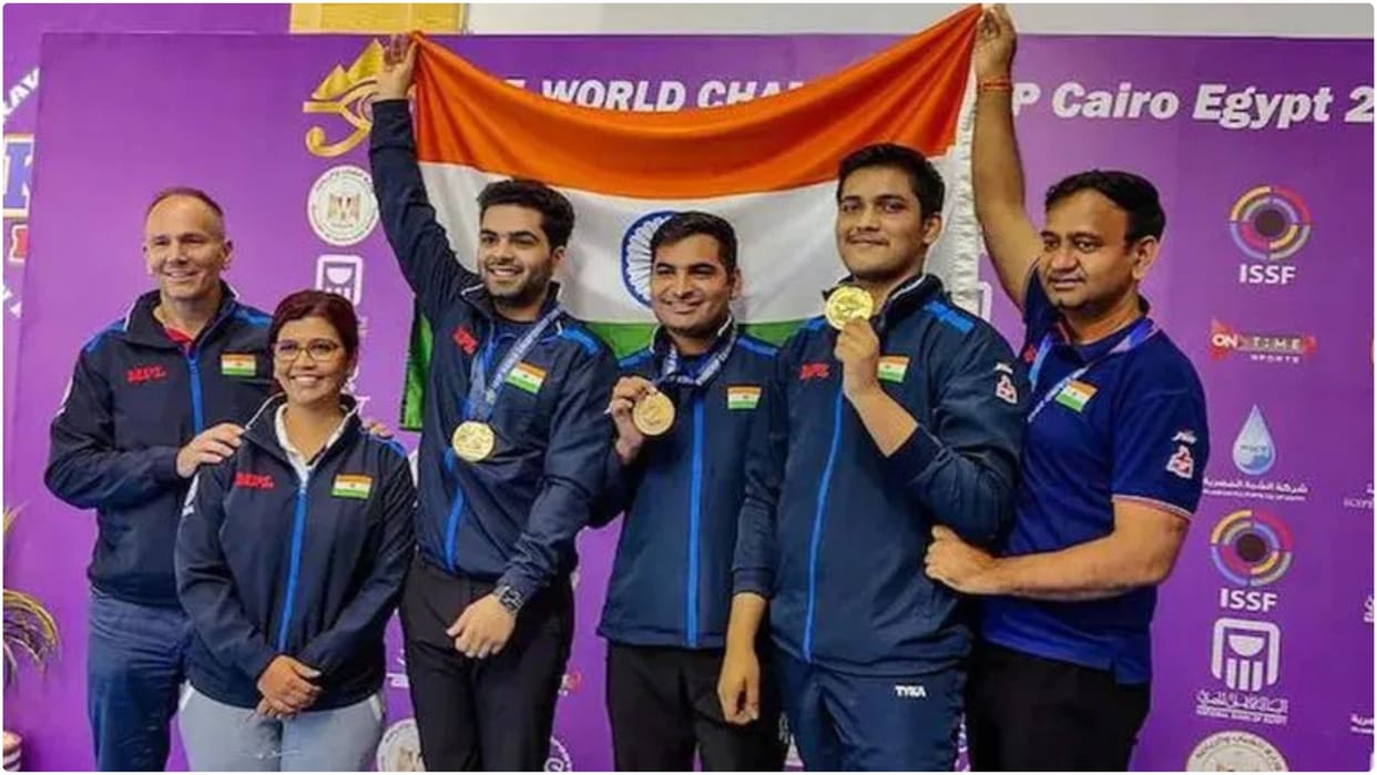 Indian air pistol team clinches bronze in World Championship