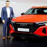Mr. Balbir Singh Dhillon, Head of Audi India with the Audi Q8 Sportback e-tron