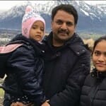 परिवार के साथ प्रणीत
