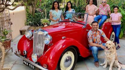 Ahmedabad family embarks on special 1950 MG YT Vintage Car tour from India to UK