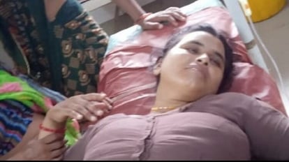 former Pradhan shot second wife woman in critical condition