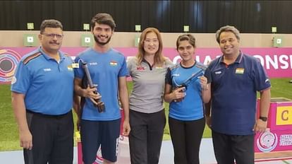 Shooting World Championships: Mixed air pistol team won gold in World Championships, India in second place