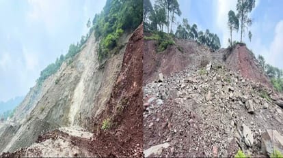 Parwanoo Shimla Fourlane: Instead of 45, 35 meter cutting was allowed, now the mountains are collapsing