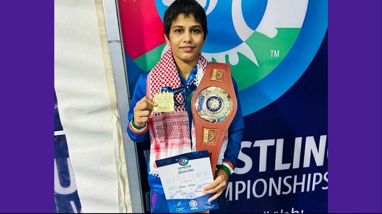 U 20 World Wrestling Championship Antim Panghal Won Gold Medal For The