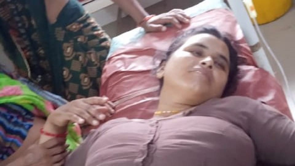 former Pradhan shot second wife woman in critical condition